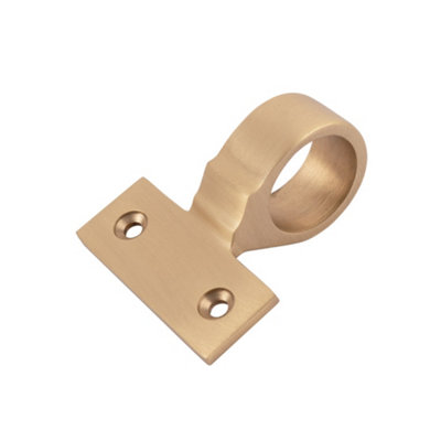 Sash Heritage Ring Sash Lift Ornamental (Ridged)Satin Brass from B&Q