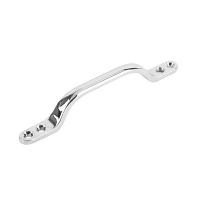 Sash Heritage Sash Window D Handle (128mm)Polished Chrome from B&Q