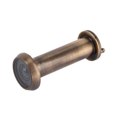 Dart Brass 180 Degrees Door Viewer With CoverAntique Brass from B&Q