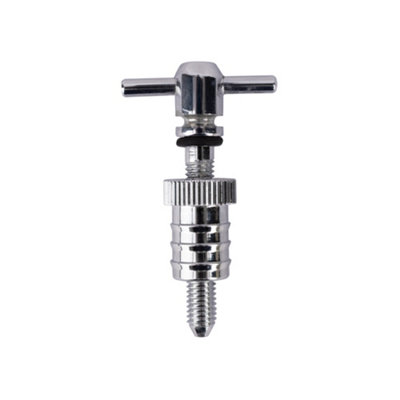  - Simplex Solid Brass Fast Baton Rod ScrewPolished Chrome