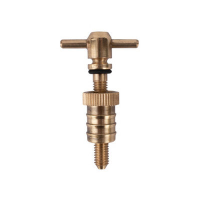  - Simplex Solid Brass Fast Baton Rod ScrewPolished Brass