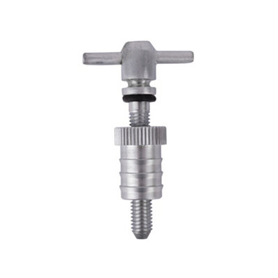  - Simplex Solid Brass Fast Baton Rod ScrewSatin Chrome