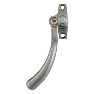  - Timber Series Tear Drop Espag Window Handle (Key Locking)(Left Hand)Hardex Graphite