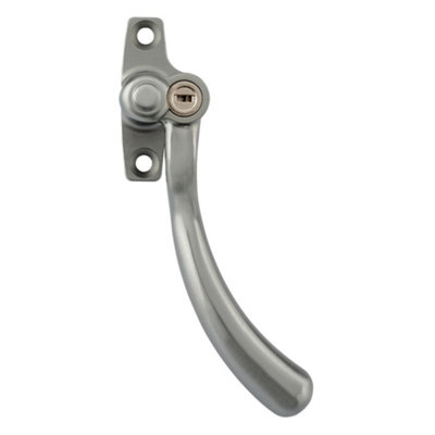  - Timber Series Tear Drop Espag Window Handle (Key Locking)(Right Hand)Hardex Graphite