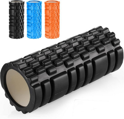 Zuvo Lightweight Foam Roller For Muscle Pain ReliefMassage Roller And Back RollerBlack from B&Q