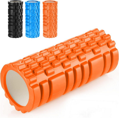 Zuvo Lightweight Foam Roller For Muscle Pain ReliefMassage Roller And Back RollerOrange from B&Q