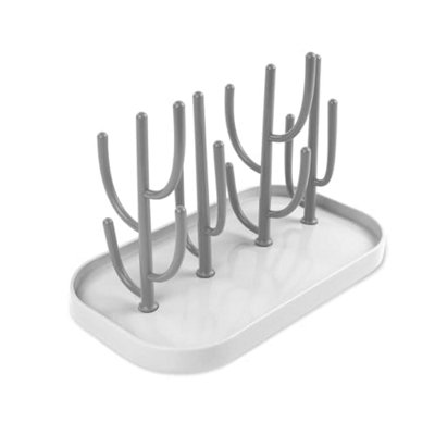 Zuvo Baby Bottle Drying Rack Grey With Detachable Brackets Bpa Free from B&Q
