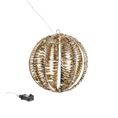 Mysmartbuy Unisex Multicolor Goldtwist Gold Led Globe Light 30Cm - Image 2