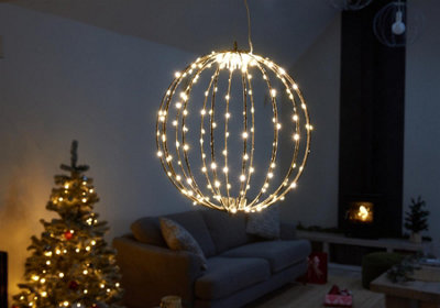 Mysmartbuy Unisex Multicolor 190 Led Twinkling Wire Orb Light Warm White 30Cm - Image 4
