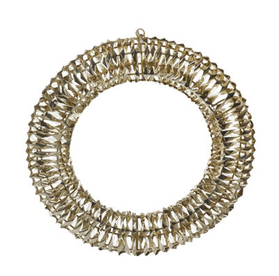 Rackhams Gold/Light Twist Wreath 50Cm Lv - One Size - Image 4