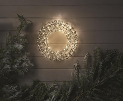Rackhams Silver Titan Wreath 40Cm Lv - One Size - Image 4