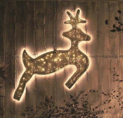 Mysmartbuy Unisex Multicolor Halo Led Leaping Reindeer Silhouette Light - Image 4
