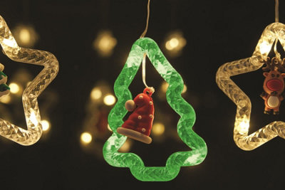 Scotts Of Stow White Xmas Tree Curtain Lights Warm Lv - Image 4