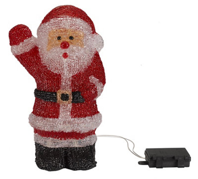 Mysmartbuy Light/White Inlit Ice Santa Large - One Size - Image 4