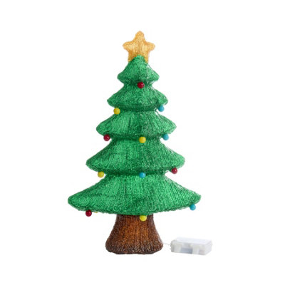 Scotts Of Stow Light/White Inlit Ice Bauble Tree - Image 4