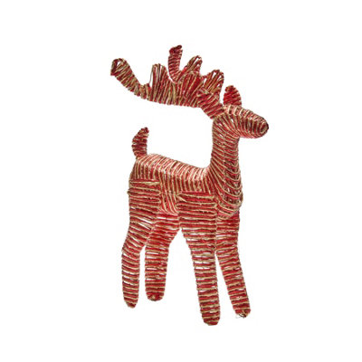 Mysmartbuy Unisex Multicolor Red & Gold Braid Wonderdeer Led Light 40Cm - Image 3