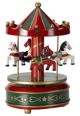  - Musical Christmas Carousel Ornament