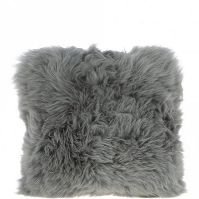 Ashwood Grey Sheepskin Cushion Laurel Oak Size: One Size - Image 4