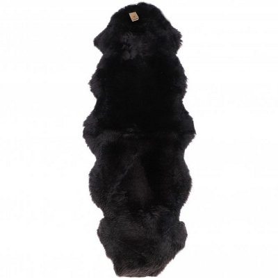 Fenland Sheepskin Fenland Indoor Double Australian Real Sheepskin RugChocolate (180 Cm X 60 Cm) from B&Q