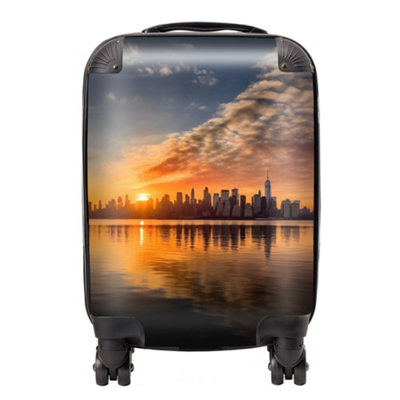 Warren Reed Designer New York At Sunrise SuitcaseSmall from B&Q