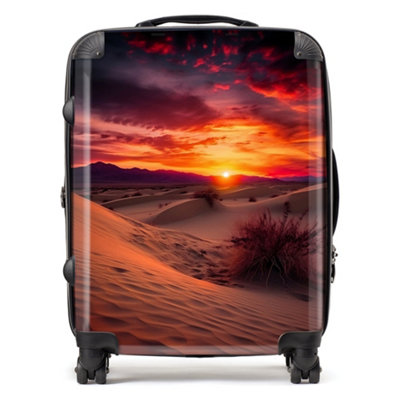 Warren Reed Designer Sunset In The Desert SuitcaseLarge from B&Q