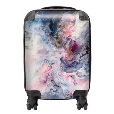 Warren Reed Designer Ethereal Swirls: Dreams In Motion SuitcaseMini Cabin from B&Q