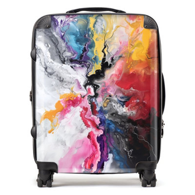B&Q -  Explosive Colour Cascade SuitcaseLarge