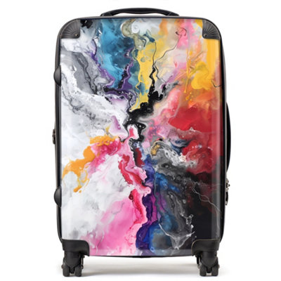 B&Q -  Explosive Colour Cascade SuitcaseMedium