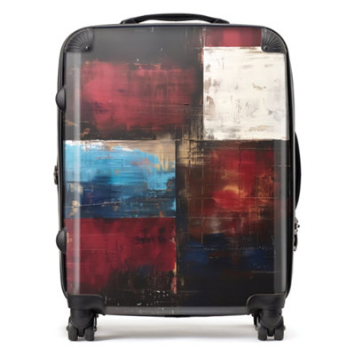 Warren Reed Designer Rustic Harmony In Bold Colours SuitcaseLarge from B&Q