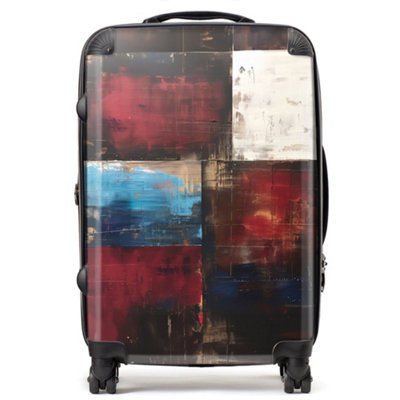 Warren Reed Designer Rustic Harmony In Bold Colours SuitcaseMedium from B&Q
