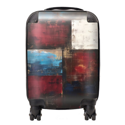 Warren Reed Designer Rustic Harmony In Bold Colours SuitcaseSmall from B&Q