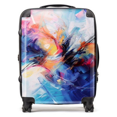 Warren Reed Designer Serene: Calm Amidst Colours SuitcaseLarge from B&Q