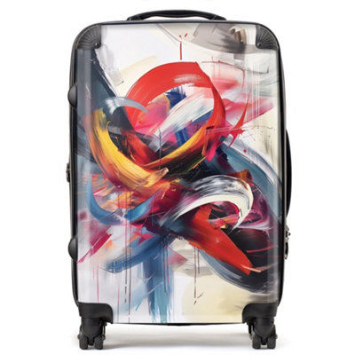 B&Q -  Swirling Symphony Of Colours SuitcaseMedium