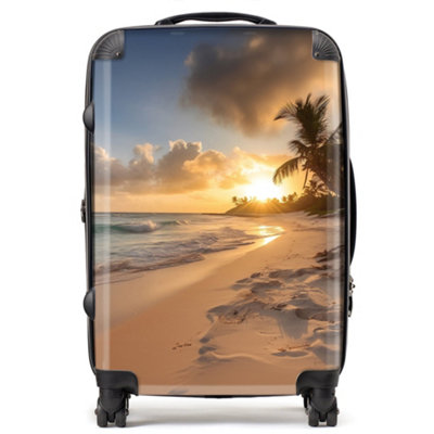 Warren Reed Designer Sunrise In Paradise SuitcaseMedium from B&Q