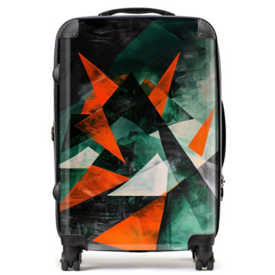 Warren Reed Designer Curved Geometry SuitcaseMedium from B&Q