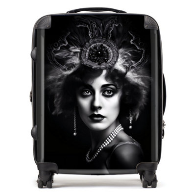 Warren Reed Designer Edwardian Showgirl Splashart SuitcaseLarge from B&Q
