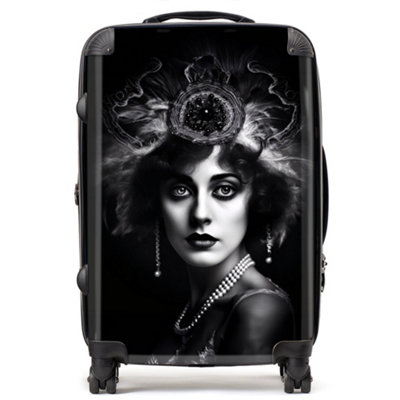 Warren Reed Designer Edwardian Showgirl Splashart SuitcaseMedium from B&Q