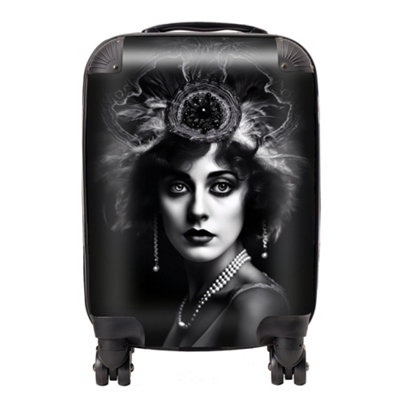 Warren Reed Designer Edwardian Showgirl Splashart SuitcaseMini Cabin from B&Q