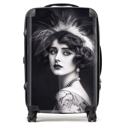 Warren Reed Designer Glamorous Edwardian Showgirl SuitcaseMedium from B&Q