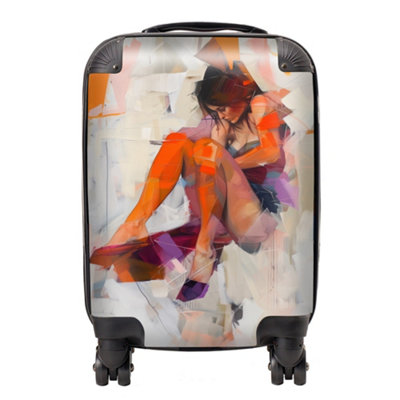Warren Reed Designer Poised In Reflection SuitcaseSmall from B&Q