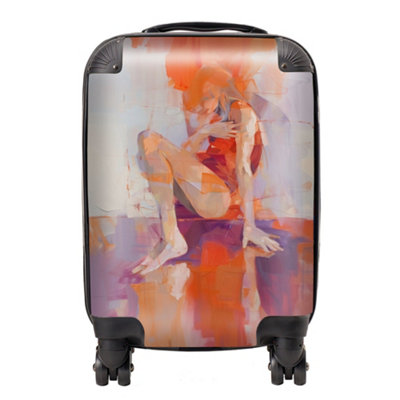 Warren Reed Designer Contemplative Rest Suitcase - Small