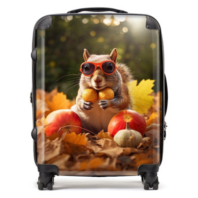 B&Q -  Nuts For Winter SuitcaseLarge