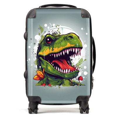 Warren Reed Designer Laughing T-Rex Suitcase - Cabin