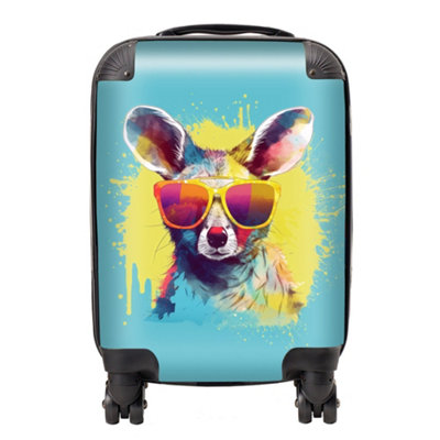 B&Q -  Splashart Wallaby In Glasses SuitcaseSmall