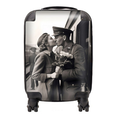 Warren Reed Designer A Kiss Goodbye SuitcaseMini Cabin from B&Q