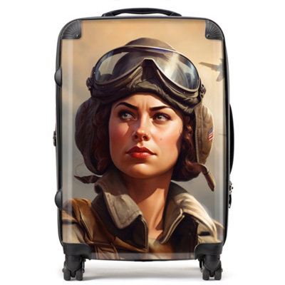 B&Q -  Female Pilot Design  SuitcaseMedium