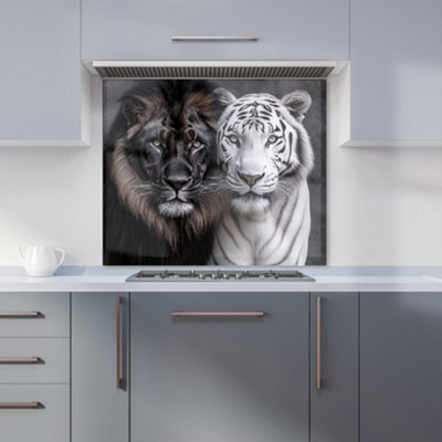 Warren Reed Designer Yin And Yang Of Nature Kitchen Splashback from B&Q