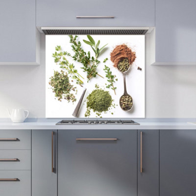 Warren Reed Designer Spice And Herb Medley Kitchen Splashback from B&Q