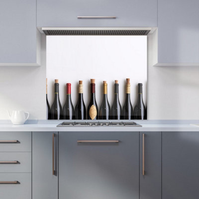 Warren Reed Designer Corked Wine Collection Kitchen Splashback from B&Q