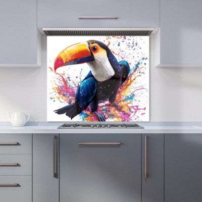 B&Q -  Toucan's Splash Of Vivid Life Kitchen Splashback